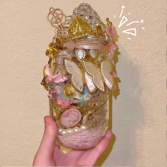 Random vintage jewelry jar blind box, mystery old jewelry surprise jar for her,Antique jewelry lucky jar mystery box, random vintage jewelry surprise jar